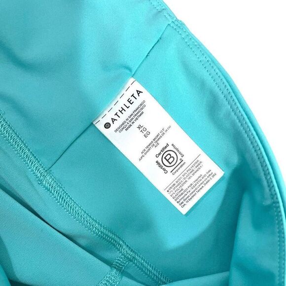Athleta Ace high rise 13.5” skorts Size‎ XL turquoise pickleball golf tennis - Picture 10 of 10